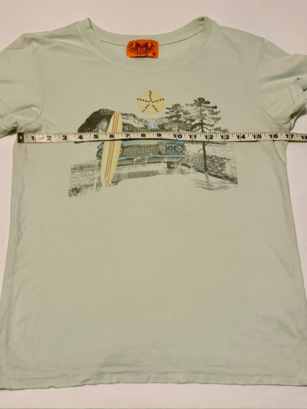 Juicy Couture Vintage Car Graphic T-Shirt Size Small - Picture 6 of 10